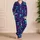 Neon Cyberpunk Skulls and Bones for Bold Nights and Alternative Streetwear Style Satin Pajamas Set - 4