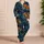 Celestial Vortex and Wildflower Garden for Cozy Nighttime Lounging Gifts for Men Satin Pajamas Set - 4