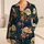 Moonlit Butterfly And Full Moon Botanicals For Summer Beach And Coastal Night Escapes Satin Pajamas Set - 1