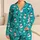 Snowmen, Christmas Stockings and Snowflakes for Cozy Holiday Cheer Satin Pajamas Set - 1