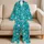 Snowmen, Christmas Stockings and Snowflakes for Cozy Holiday Cheer Satin Pajamas Set - 5