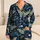 Iridescent Moth and Starry Sky Art for Dreamy Summer Beach Escapes Satin Pajamas Set - 1