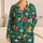 Tropical Hibiscus and Plumeria Flowers for Relaxed Island-Inspired Lounging at Home Satin Pajamas Set - 1