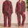 Snowflake Ornaments and Christmas Trees for Cozy Holiday Nights Satin Pajamas Set - 2
