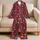 Snowflake Ornaments and Christmas Trees for Cozy Holiday Nights Satin Pajamas Set - 5