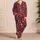 Snowflake Ornaments and Christmas Trees for Cozy Holiday Nights Satin Pajamas Set - 4
