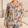 Ocean Coral And Starfish Motifs For Relaxed Seaside Getaways Satin Pajamas Set - 1