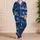 Snowy Woodland Trees Under Luminous Winter Skies for Cozy Cold-Season Evenings Satin Pajamas Set - 4