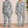Blue And White Botanical Stripes For Relaxing Coastal Getaways Satin Pajamas Set - 2