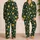 Golden Stars and Snowflakes for Cozy Christmas Nights, Festive Winter Gift for Men Satin Pajamas Set - 2