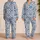 Blue Moroccan Tile Motifs for Relaxed Coastal Getaways and Mediterranean-Inspired Living Satin Pajamas Set - 2