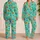 Sea Turtle and Tropical Fish Ocean Life for Relaxed Coastal Evenings and Marine Lovers Satin Pajamas Set - 2