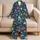 Colorful Botanical Flowers and Butterflies for Relaxed Weekend Lounging at Home Satin Pajamas Set - 5