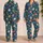 Colorful Botanical Flowers and Butterflies for Relaxed Weekend Lounging at Home Satin Pajamas Set - 2