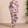Playful Dachshund and Puffy Cloud Motifs for Cozy Nights and Weekend Lounging at Home Satin Pajamas Set - 4