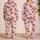 Playful Dachshund and Puffy Cloud Motifs for Cozy Nights and Weekend Lounging at Home Satin Pajamas Set - 2