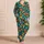 Colorful Autumn Leaves for Cozy Relaxing Evenings and Nature-Inspired Lounging at Home Satin Pajamas Set - 4
