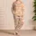Pastel Snowflake Stars and Dots for Cozy Winter Nights and Holiday Gifting for Him Satin Pajamas Set - 4