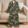 Colorful Sunflower Blooms for Cozy Evenings and Relaxed Weekends Satin Pajamas Set - 5