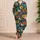 Colorful Sunflower Blooms for Cozy Evenings and Relaxed Weekends Satin Pajamas Set - 4