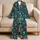 Gingerbread Men And Candy Canes For Cozy Christmas Mornings And Holiday Celebrations Satin Pajamas Set - 5
