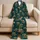 Deep Sea Mushrooms And Nautilus Shells For Dreamy Coastal Summer Escapes Satin Pajamas Set - 5