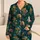 Deep Sea Mushrooms And Nautilus Shells For Dreamy Coastal Summer Escapes Satin Pajamas Set - 1