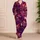 Flaming Gothic Skull Motifs for Spooky Nights and Alternative Lounge Style for Adults Satin Pajamas Set - 4
