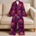 Flaming Gothic Skull Motifs for Spooky Nights and Alternative Lounge Style for Adults Satin Pajamas Set - 5