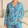 Iridescent Crystal Shards for Cozy Winter Lounging and Modern Retro Style Gifts Satin Pajamas Set - 1