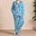 Iridescent Crystal Shards for Cozy Winter Lounging and Modern Retro Style Gifts Satin Pajamas Set - 4