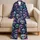 Iridescent Crystal Skulls for Alternative Coastal Style and Relaxed Everyday Wear Satin Pajamas Set - 5