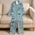 Whale Shark and Hammerhead Motifs for Relaxed Coastal Evenings and Ocean Lover Gifts Satin Pajamas Set - 5