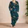 Glowing Mushroom Woodland for Dreamy Summer Nights and Nature Lovers Satin Pajamas Set - 4