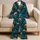 Glowing Mushroom Woodland for Dreamy Summer Nights and Nature Lovers Satin Pajamas Set - KIZDOZG-8F