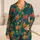 Autumn Leaves and Berry Branches for Cozy Fall Evenings at Home for Nature Lovers Satin Pajamas Set - 1