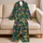 Autumn Leaves and Berry Branches for Cozy Fall Evenings at Home for Nature Lovers Satin Pajamas Set - 5