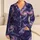 Purple Pink Galaxy Vortex for Dreamy Stargazing Nights and Cosmic Lounge Style Satin Pajamas Set - 1