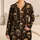 Antique Bronze Skull Motifs for Relaxed Evenings and Cozy Weekend Lounge Style at Home Satin Pajamas Set - 1