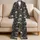 Gothic Skull Motifs for Dark Alternative Lounging and Halloween Nights for Men Satin Pajamas Set - 5