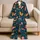 Luminous Butterfly and Amber Glow Motif for Dreamy Evening Relaxation Satin Pajamas Set - 5