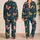 Luminous Butterfly and Amber Glow Motif for Dreamy Evening Relaxation Satin Pajamas Set - 2