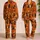 Whimsical Black Cats, Jack-o'-Lanterns & Campfire Cheer for Halloween Nights Satin Pajamas Set - 2