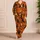 Whimsical Black Cats, Jack-o'-Lanterns & Campfire Cheer for Halloween Nights Satin Pajamas Set - 4