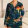 Glowing Woodland Mushrooms for Cozy Forest Nights and Relaxed Couples Satin Pajamas Set - 1