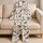 Playful Watercolor Dogs for Cozy Weekends and Cheerful Springtime Lounging at Home Satin Pajamas Set - 5