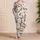 Playful Watercolor Dogs for Cozy Weekends and Cheerful Springtime Lounging at Home Satin Pajamas Set - 4