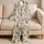 Bunny And Easter Egg Motifs For Cozy Spring Family Celebrations Satin Pajamas Set - 5