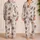 Highland Cow And Rose Floral Motif For Cozy Country Cottage Evenings Satin Pajamas Set - 2