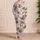 Highland Cow And Rose Floral Motif For Cozy Country Cottage Evenings Satin Pajamas Set - 4